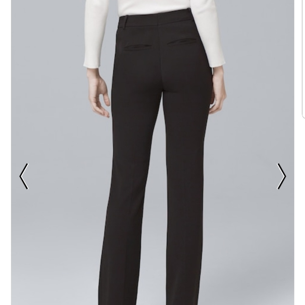 Slim boot cut dress pants from WHBM